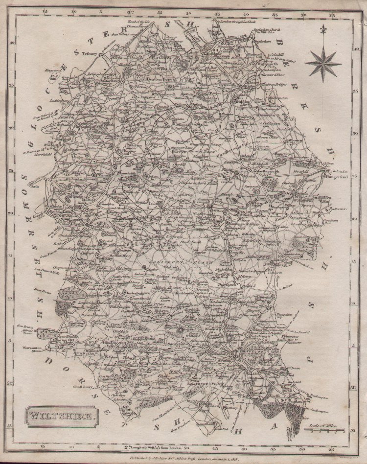 Map of Wiltshire - Neele